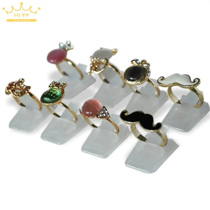 

Wholesale Ring Show Plastic Frosted Jewelry Displays Holder for Ring, Decoration Stand 20pcs/Lot Free shipping