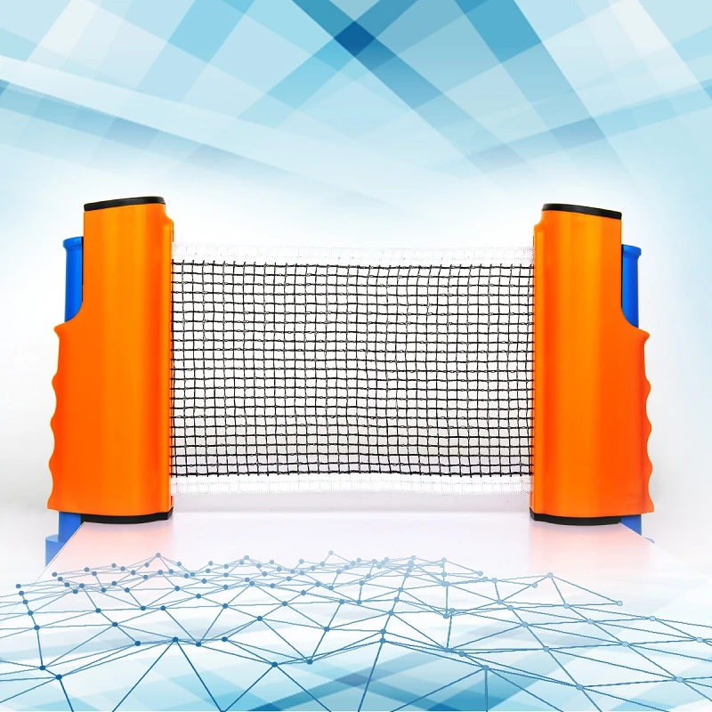 Portable Anywhere Retractable Table Tennis Net Can Extended to 170cm 4 Colors to Choose Ping Pong Post Net Rack For Any Tables
