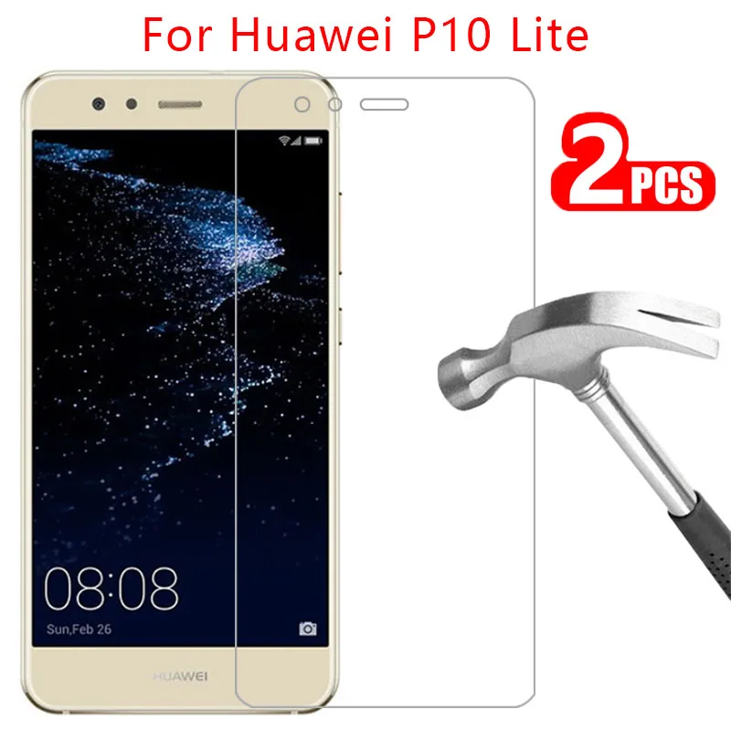 

protective glass for huawei p10 lite screen protector tempered glas on p10lite p 10 light safety film huawey huwei hawei huawi