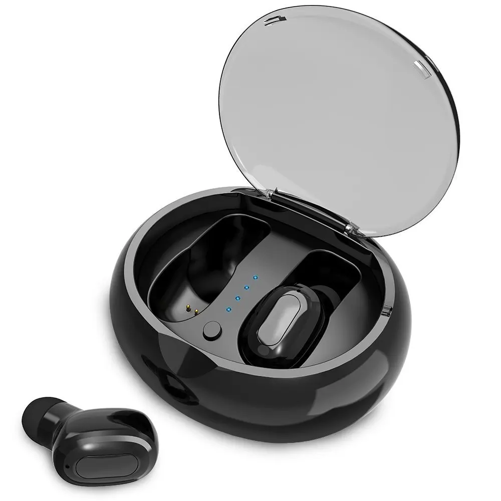 GIAUSA TWS IPX7 водонепроницаемый Bluetooth 4,2 наушники 3D стерео беспроводные наушники с двойным микрофоном 650 мАч батареи коробка