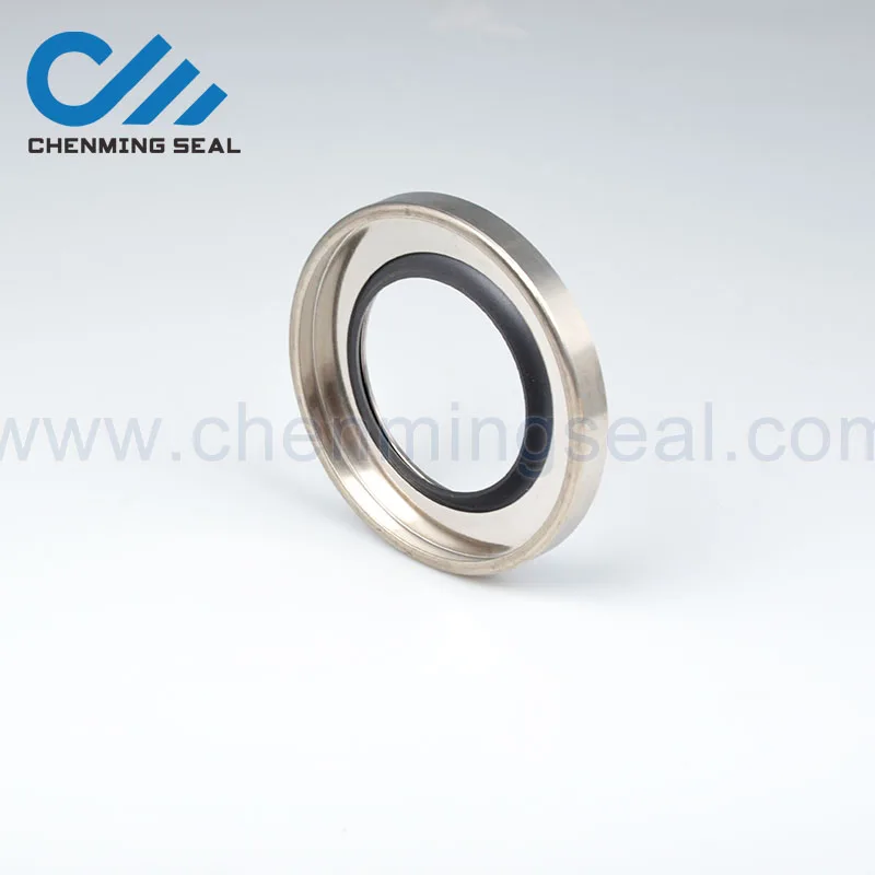 Engine Transmission Seal 20*32*7 20*35*7 PTFE Lip Oil Seal with Stainless Steel Housing Single lip and Dual Lip Screw Air Compressor Spare Parts
