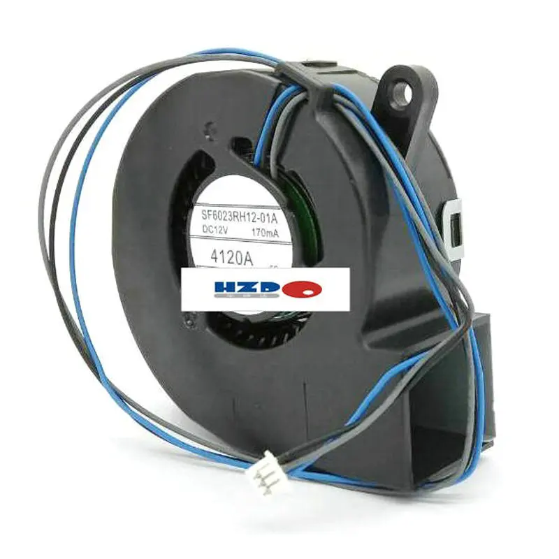 New Original 6CM 6023 12v 230mA SF6023RH12-51A SF6023RH12-01A SF6023RHH12-02A 3wire projector Cooling fan | Компьютеры и офис