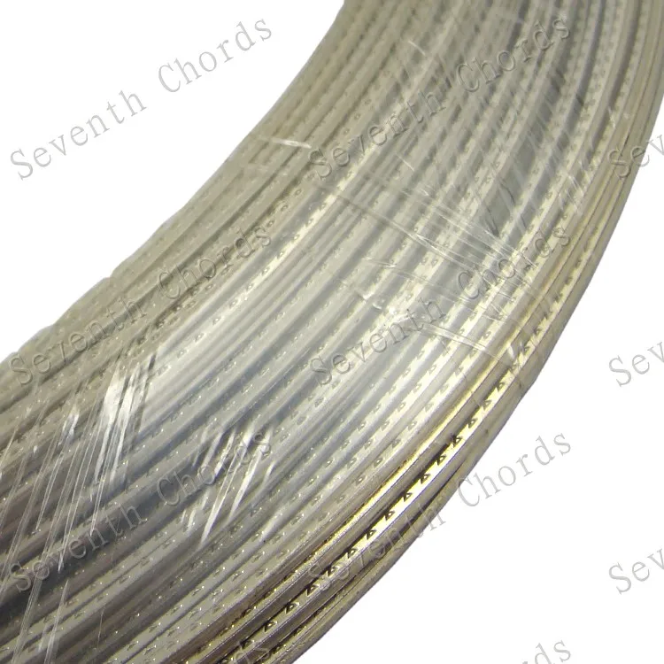 Guitar Fret Wire 2 Meters Cupronickel Electric Bass Guitar Fret Wire Copper Nickel Alloy Guitar Fingerboard Fret Wire 2.9mm 2.7mm 2.4mm 2.2mm