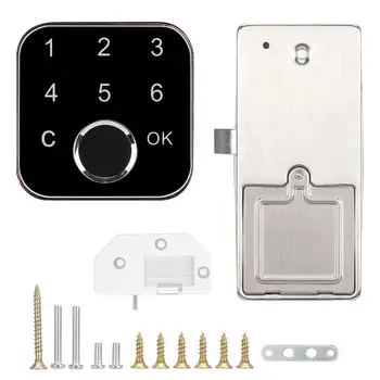 

Fingerprint Lock G16 Smart Fingerprint Password Keyless Lock for Drawer Wardrobe Cabinet Box Security Lock