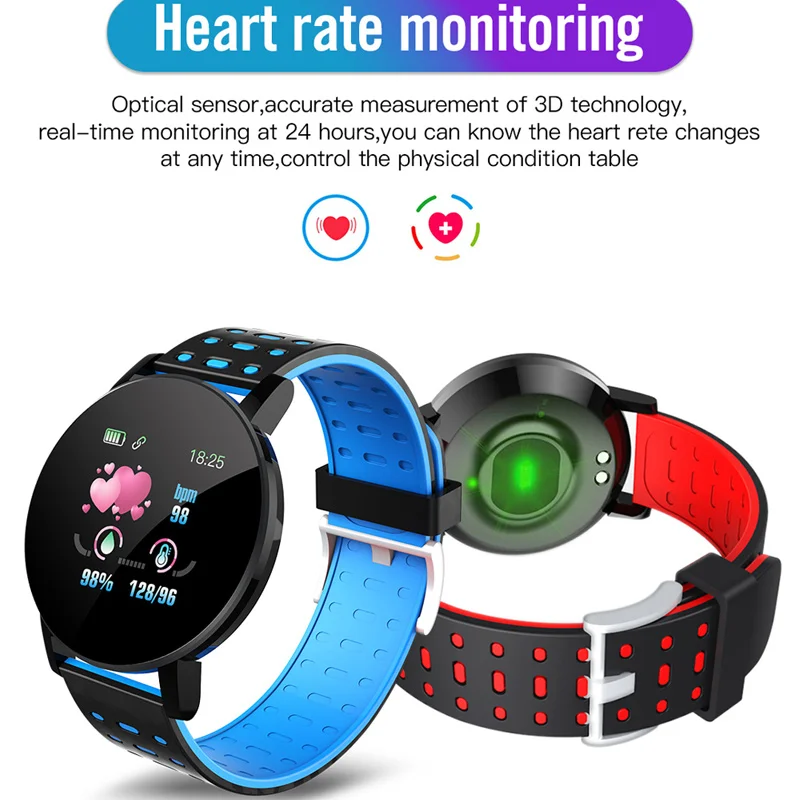 Cena Inteligentny zegarek mężczyźni pomiar ciśnienia krwi wodoodporny IP67 Smartwatch kobiety zegarek inteligentny zegarek sportowy tętno tlenu dla android ios