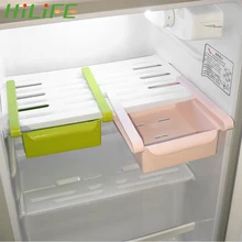 HILIFE Экономия пространства может гаджеты свежий разделительный слой стеллаж для хранения холодильник ящик для хранения морозильник пространство выдвижной слайд-Органайзер