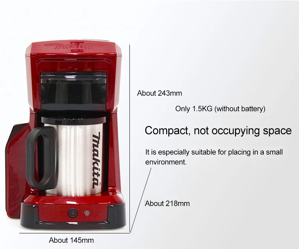 Japan Makita Dcm501 Rechargeable Coffee 
