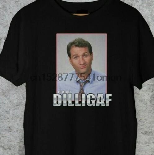 

DILLIGAF T-Shirt Serial Killer Vintage Inspired Al Bundy Punk Skate Tee