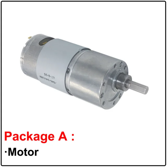 Motoriduttore DC 12V/24V 10-1500 RPM - Con Encoder, Grande Coppia, Per Applicazioni Industriali E DIY