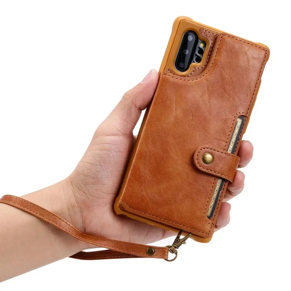 Кожаный чехол-книжка в стиле ретро с подставкой для samsung Galaxy S8 S9 S10Plus S10 5G Note8 Note9 Note10Plus S10E чехол
