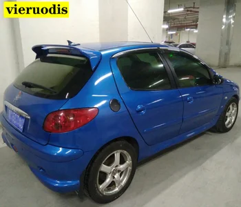 

For Peugeot 206 207 Spoiler2008-2011 ABS Plastic Rear Roof Spoiler Wing Trunk Lip Boot Cover Car Styling