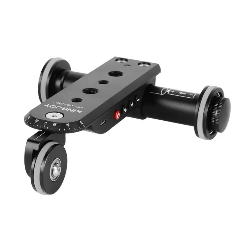 

KINGJOY Mini Camera Motorized Electric Track Slider Motor Dolly Truck Car DV Dolly Panoramic Time Lapse for Camcorder
