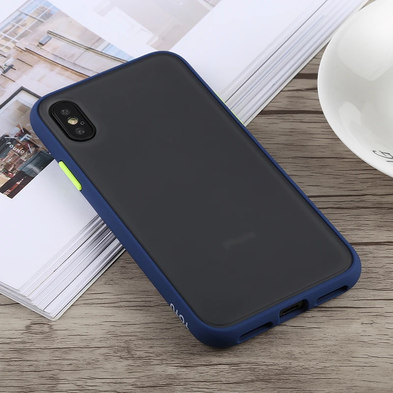 Ударопрочный чехол TOTUDESIGN серии Gingle из ТПУ и поликарбоната для iPhone X XS Max XR 7 8 plus