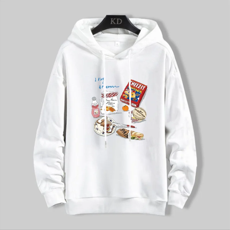 

Spring Autumn Men's Hoodies Korean Fashion Hoodies Men Streetwear Print Sweatshirts Men Casual Men Clothing Harajuku Hoodies Men