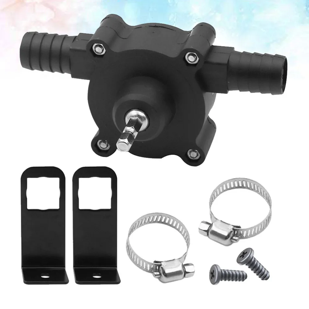 Bomba de perforación eléctrica autocebante, bomba de transferencia de agua y fluido de aceite, destornillador eléctrico inalámbrico, accesorios de bomba autocebante