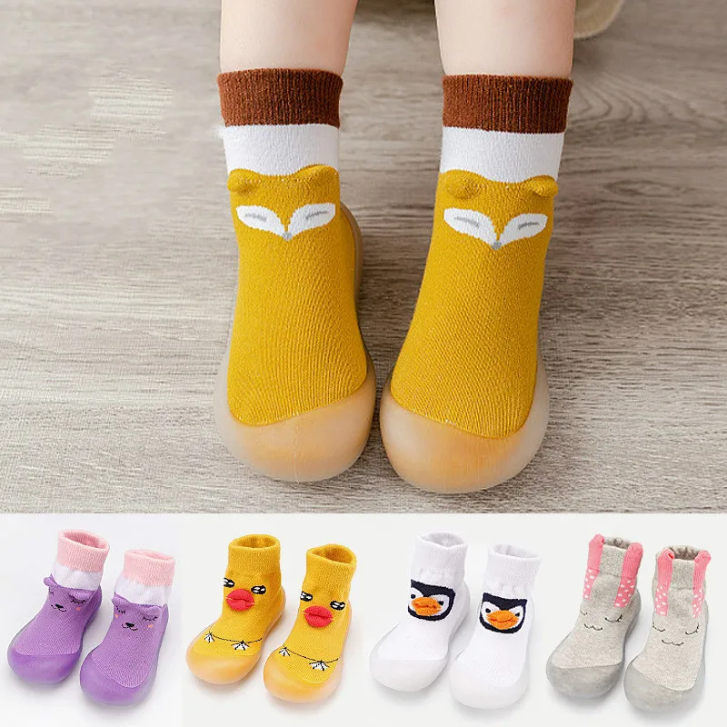 Flash Sale Shoes Floor-Slipper Toddlers First-Walkers Knitted Baby-Boys-Girls Kids Cotton Cartoon xmQKMgwzr09