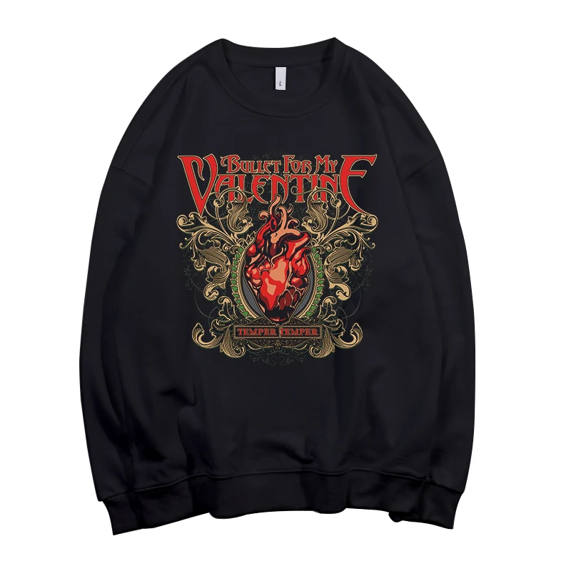2 8 дизайнов BFMV Bullet for My Valentine Pollover Rock толстовка с капюшоном панк Сердце sudadera уличная флисовая тяжелая металлическая - Цвет: 2