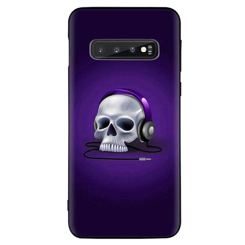 Горячий камень с прикольным череп черный чехол для samsung Galaxy A50S A10S A20S A10 A20E A30 A40 A50 A70 M40 M30S A80 чехол для телефона - Цвет: BD283-10