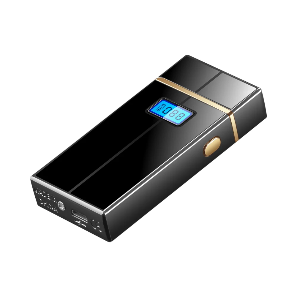 2 Новая электрическая зажигалка, usb-зарядка, зажигалка, ветрозащитная для Плазменно-дуговой зажигалки, гаджеты для мужчин - Цвет: 2