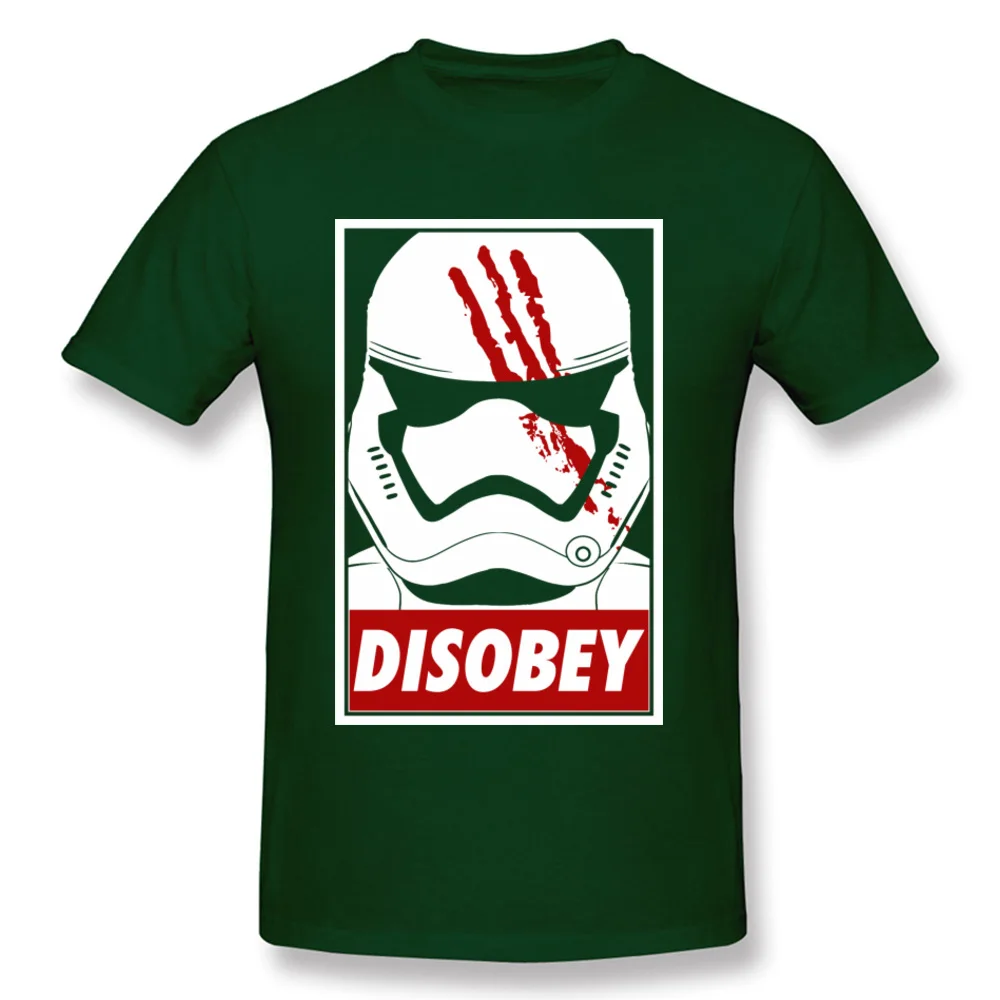 DesignPrinted On Short Sleeve Tops & Tees Summer Autumn Oversized Crewneck Pure Cotton Tee Shirt Adult T-Shirt Disobey_1_124  Disobey_1_124 dark