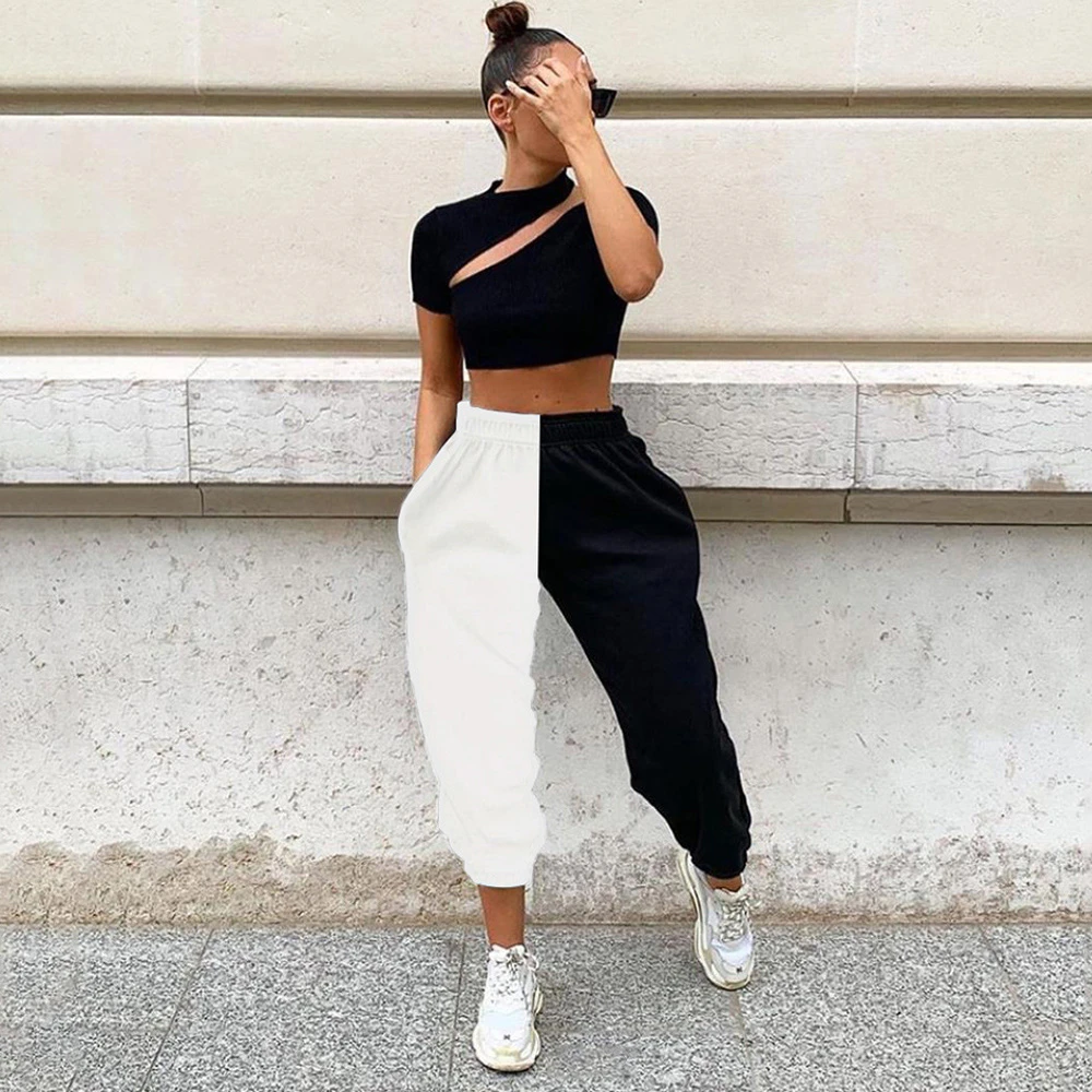 jogger pants high waist
