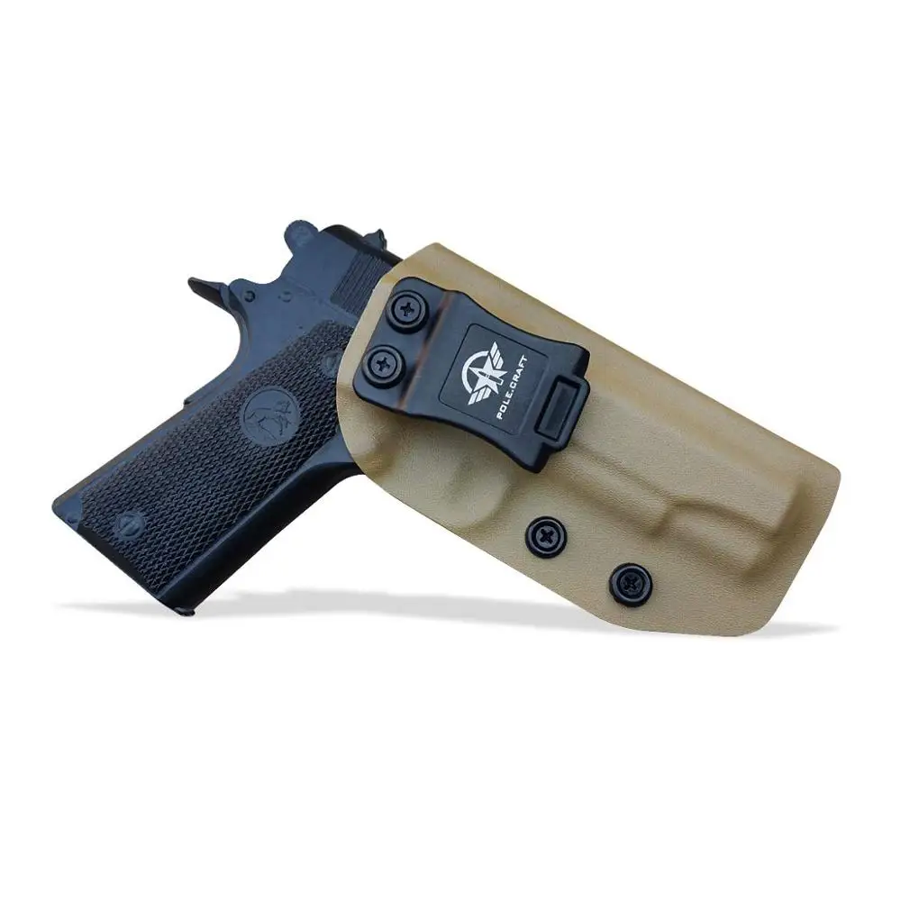 PoLe. Craft KYDEX кобура iwb Colt 1911 Commander. 45 чехол для пистолета внутри пояса скрытый чехол для пистолета