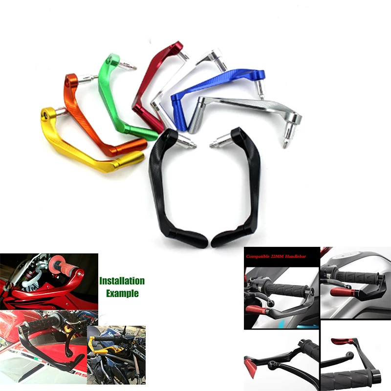 Для Honda Yamaha Suzuki Kawasaki Ducati Triumph Ktm аксессуары 7/" Универсальный мотоциклетный тормозной рычаг сцепления защита