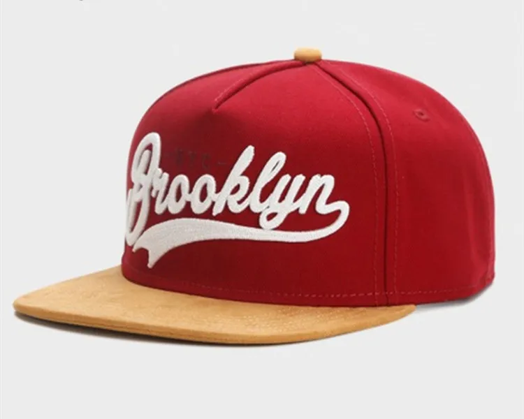 Брендовая Кепка с надписью «Brooklyn», регулируемая хип-хоп кепка snapback для мужчин и женщин, головной убор для взрослых, Уличная Повседневная Кепка-бейсболка от солнца, 4 цвета - Цвет: 4