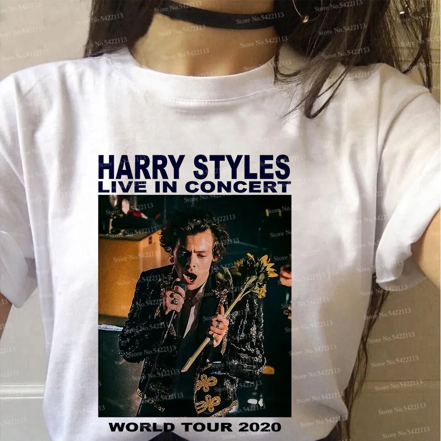 

Harry Styles Daisy t shirt women Watermelon sugar graphic T-shirt Harajuku TPWK butterfly Tee Harry Golden Korean clothes female