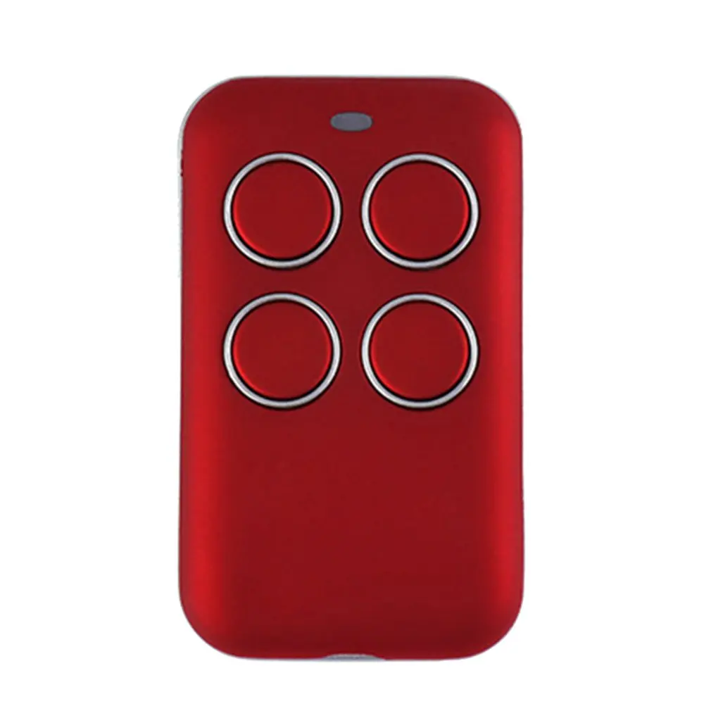 Портативный маленький размер 433 МГц многочастотный Универсальный автоматический дверной Клонирование пульт дистанционного управления PTX4 дубликатор - Цвет: red