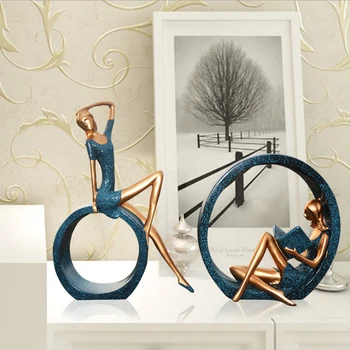 

Accesorios de decoracion para el hogar para ninas regalo de Navidad artesanias de resina de estilo europeo