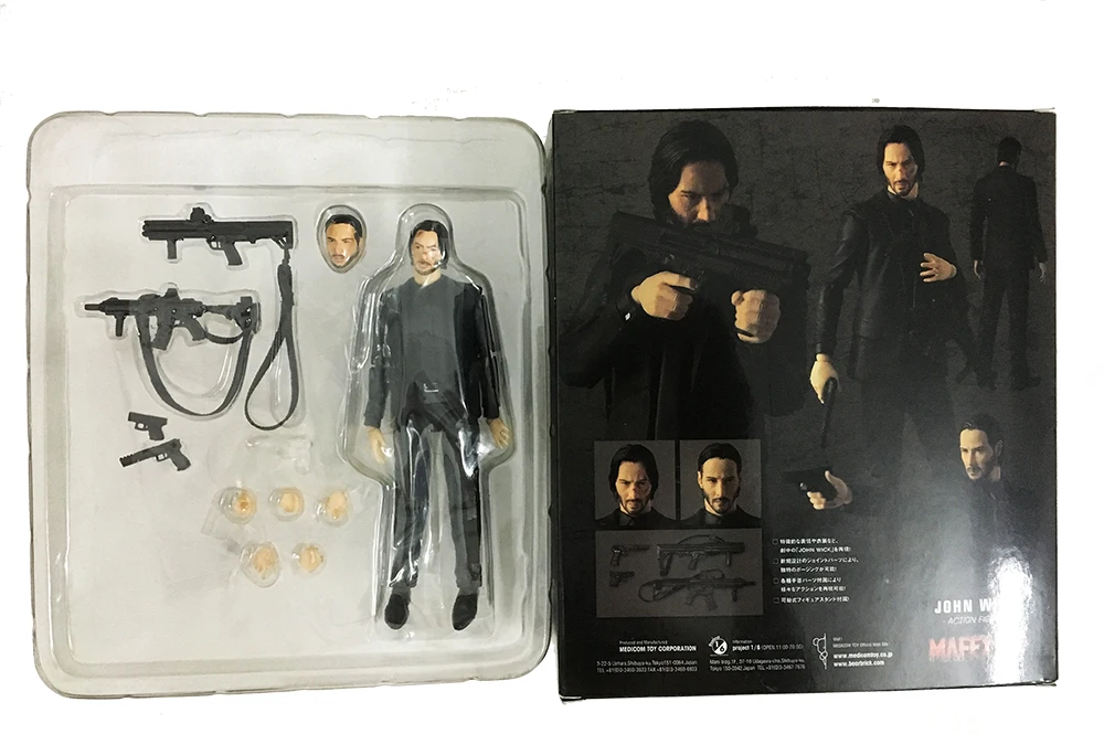 Экшн фигурка JOHN WICK Mafex 070 Игрушечная модель подарок для детей|Игровые фигурки и