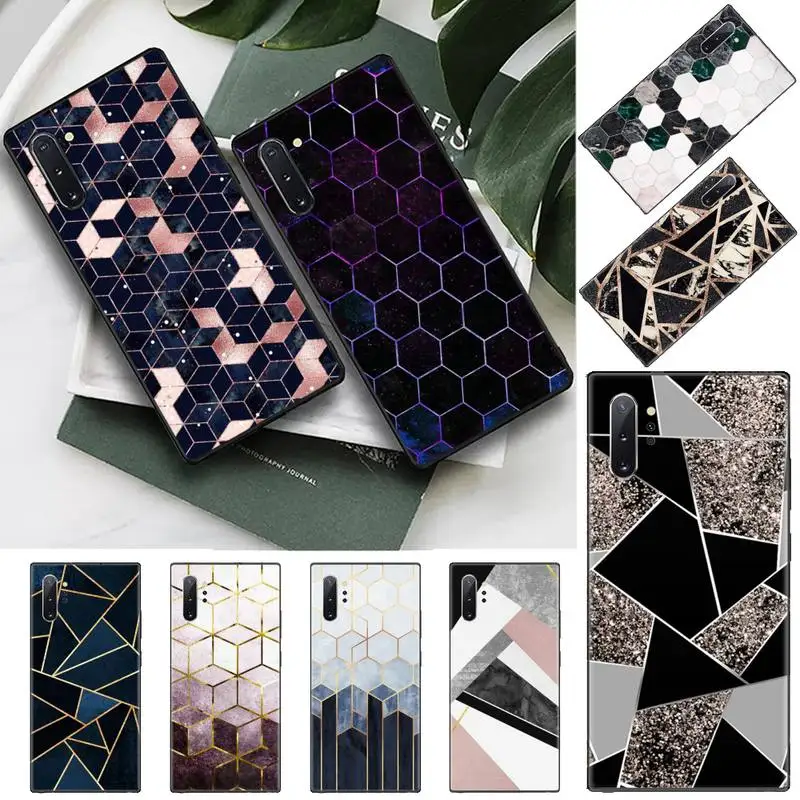 

Marbled pattern Phone Case For Samsung S6 S7 edge S8 S9 S10 e plus A10 A50 A70 note8 J7 2017