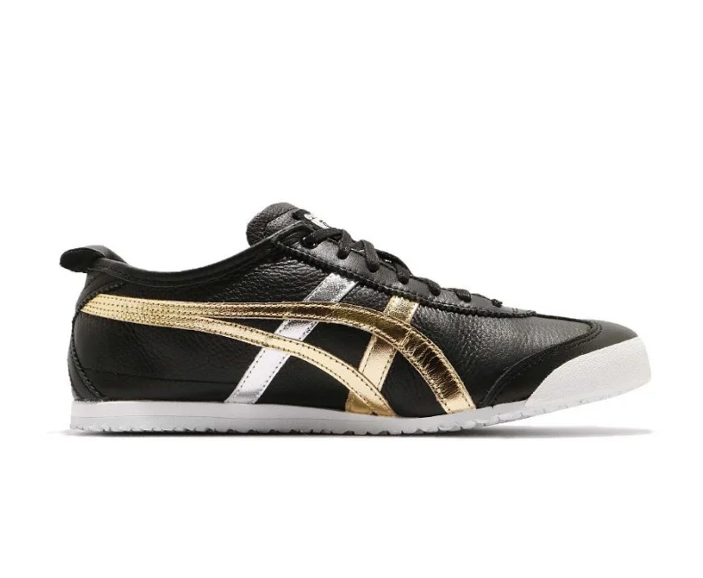 Оригинальные Onitsuka Tiger нейтральные спортивные туфли, Мехико 66, мужские и женские D5V2L-9094 для скейтбординга, черные