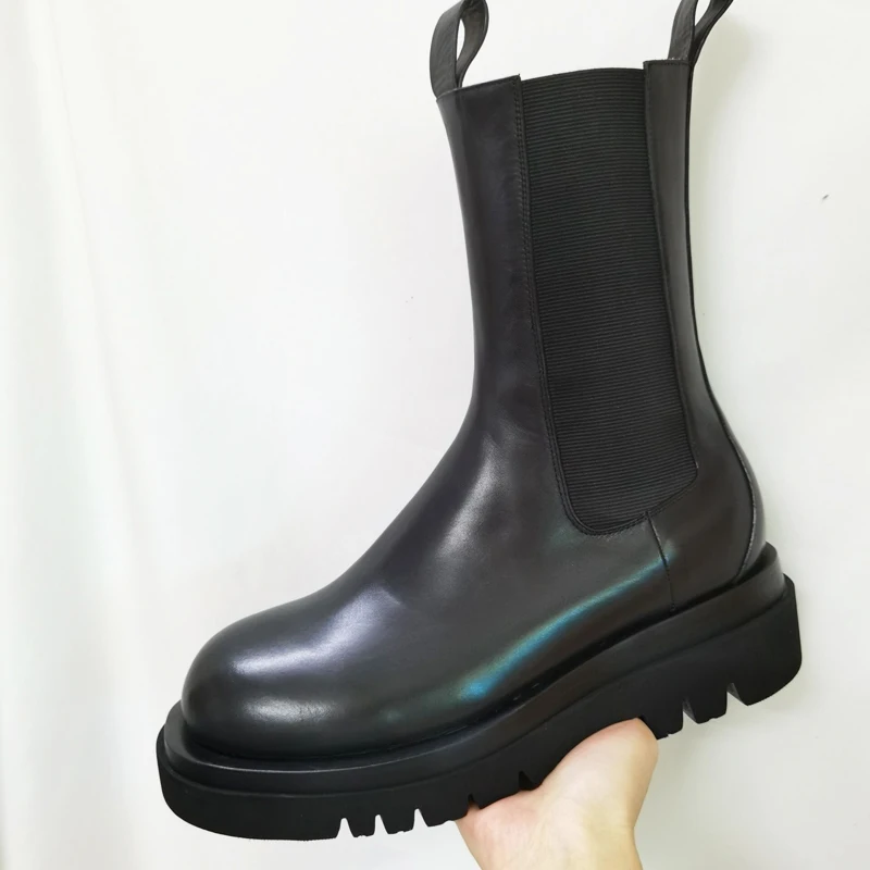 platform chelsea boots mens