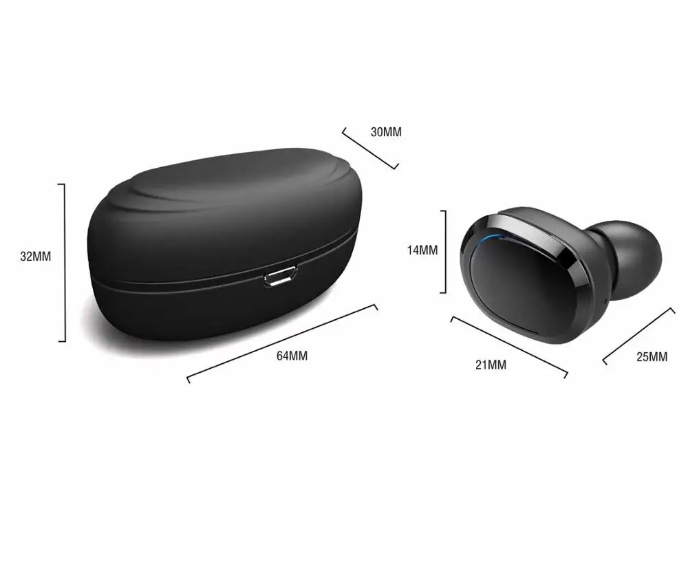 T12 Double In Ear TWS High Quality Mini Stereo earbuds Bluetooth 5 0 Wireless Earbuds Sport Headset with charging case