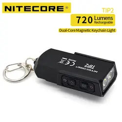 100% Оригинальный мини-светильник NITECORE TIP2 CREE XP-G3 S3 720 люмен USB Перезаряжаемый светильник-брелок с батареей