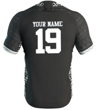 Print name number Fiji home Out Футболка для регби Размер: S-5XL - Цвет: Print name number