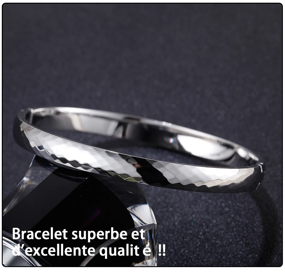  Stainless Steel Bangles Bracelets women (8)