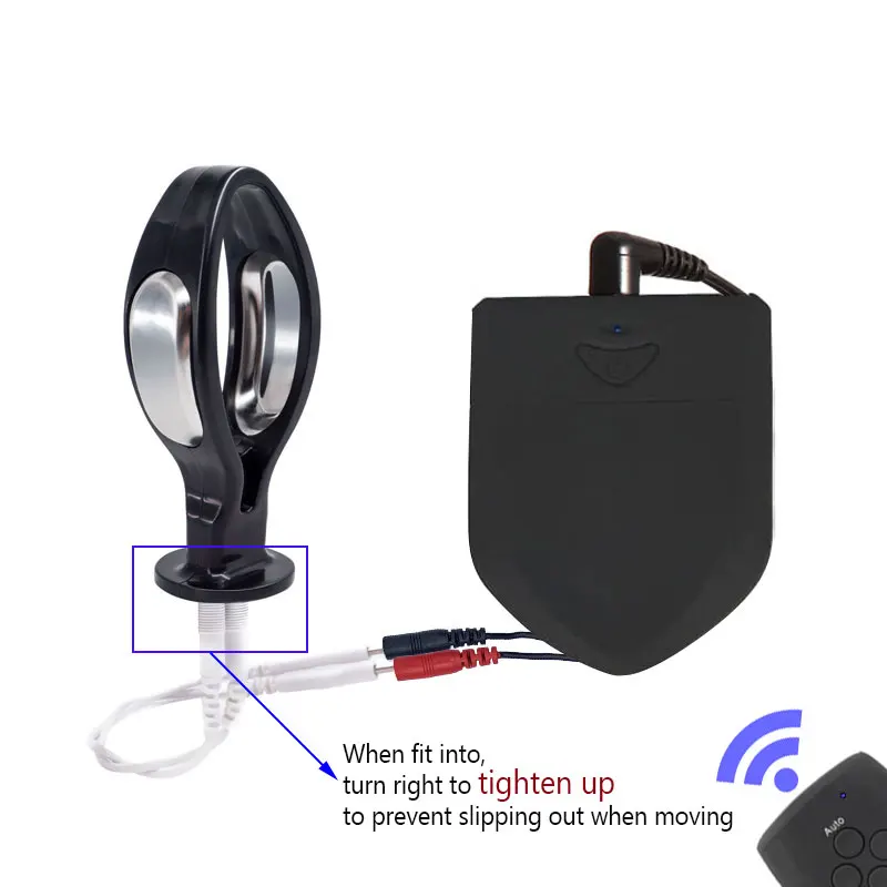 Electro Sex Toys For Men Plug In Electro Cockring Electric Shock Toy Anal Plug Penis Ring Electrotherapy Device Penis Stimulator