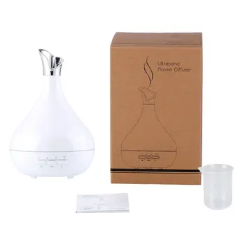 

Nebulizer Mini Ultrasonic Aroma Essential Oil Diffuser Cool Mist Humidifier for Car Office Home Room Study Yoga Spa White Color