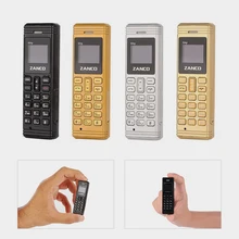 2G Zanco крошечные Fone в мире самый маленький Fone коллекция Бесплатный подарок с каждой покупкой Bluetooth 3,0 долгожданный маленький телефон