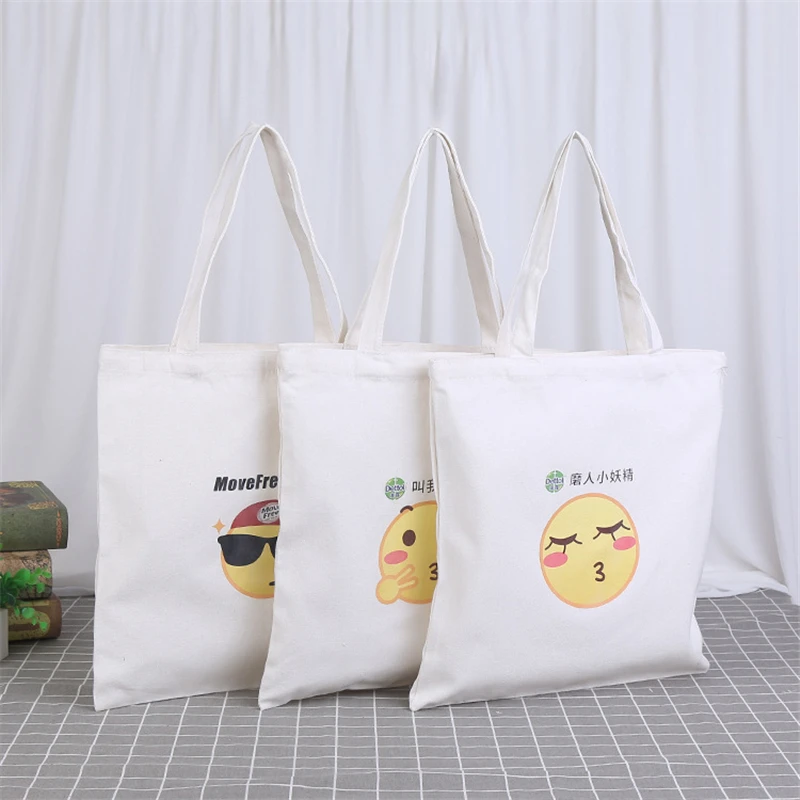 

New Lady Foldable Recycle Shopping Bag Eco Reusable Shopping Tote Bag Cartoon Face Fruit Vegetable Grocery Bag