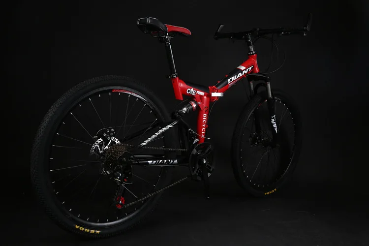 JOYL0VE Road Bikes Racing Bicycle Foldable Bicycle Mountain Bike 26/24 Inch Steel 21-speed Bicycles Dual Disc Brakes