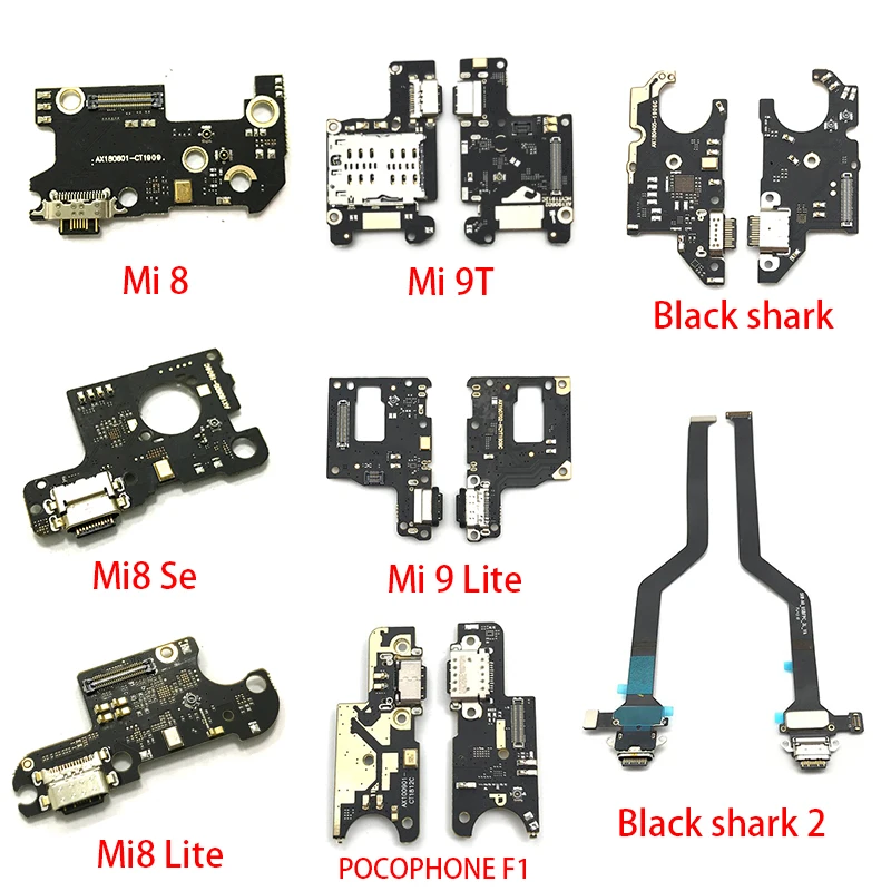 USB порт для зарядки разъем док станции гибкая зарядная плата Xiaomi Mi 9T A3 A2 A1 9 Se 8 Lite Max