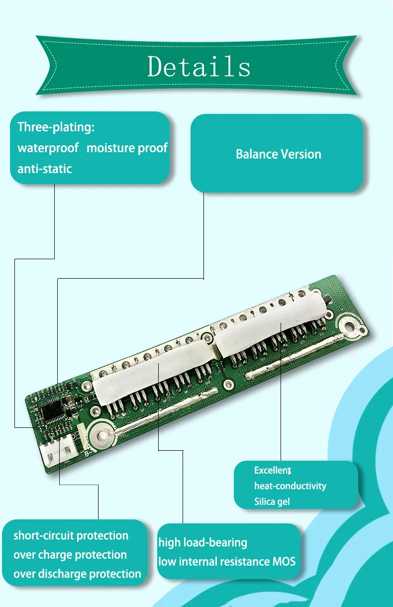 3S 60A литий-ионная батарея BMS схема защиты PCB ячеек зарядное устройство Модуль 12 в 3,7 в баланс версия Электрический гаджет