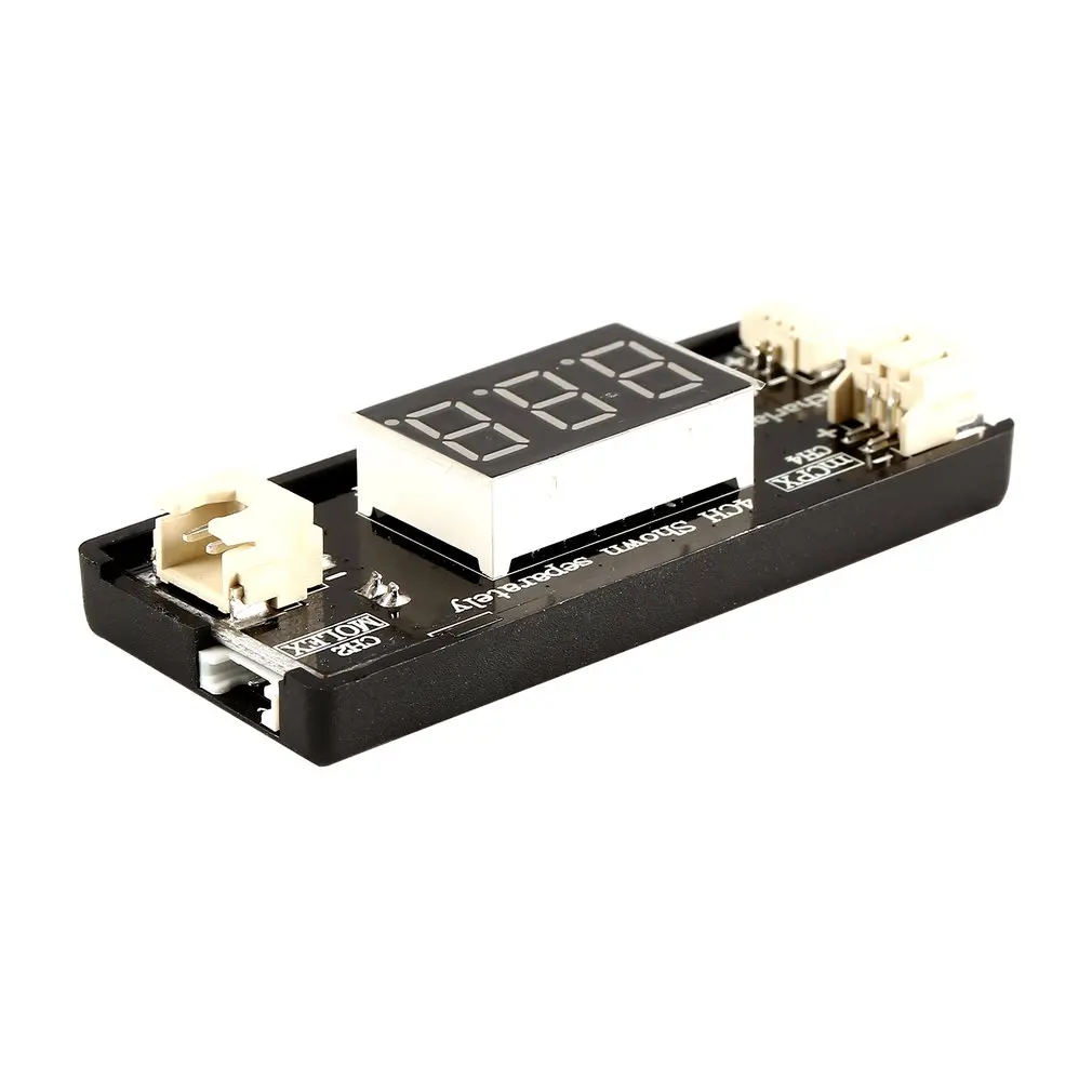 RC 1S LiPo батарея анализатор напряжения тестер метр для RC Дрон Квадрокоптер батарея поддержка JST MCX PH 2,0, Micro Losi кабель