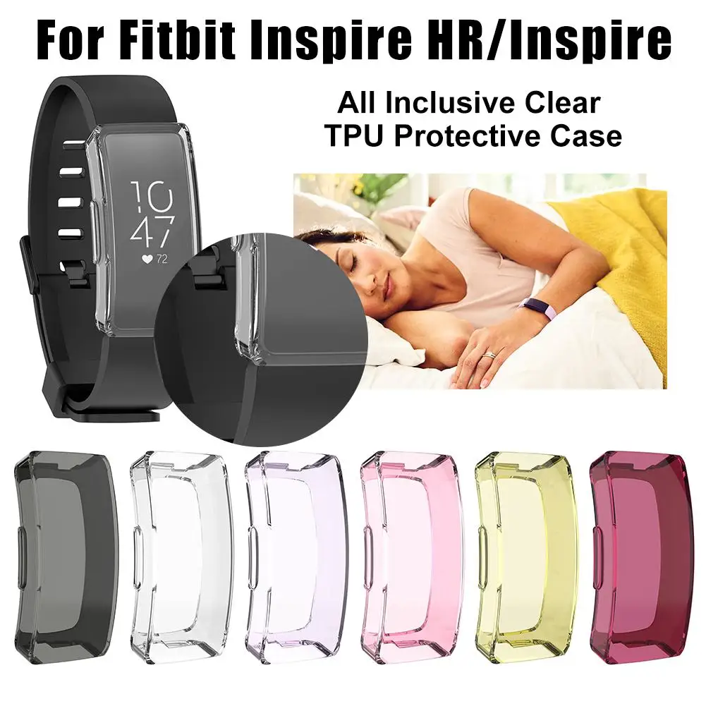 Для Fitbit Inspire HR/Inspire все включено прозрачный защитный чехол из ТПУ чехол защитный чехол