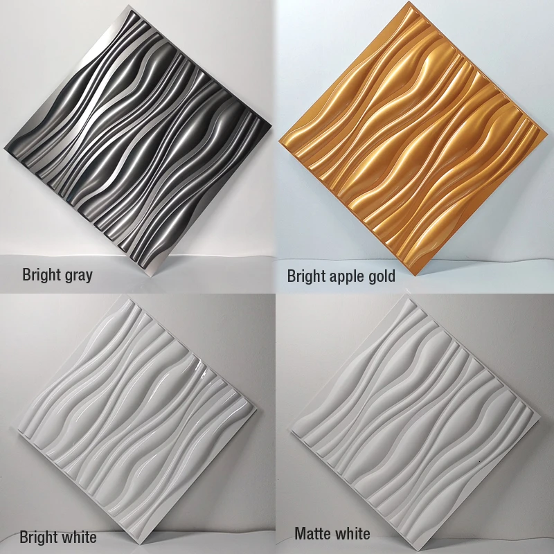 4 шт./лот 50x50 см 3D Художественная Настенная Наклейка Геометрическая огранка Алмазная деревянная резная Настенная Наклейка декоративная доска Декор для дома