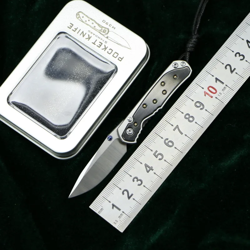 Kevin John small sebenza 21 складной нож M390 лезвие TC4 титановая ручка Открытый Кемпинг Охота